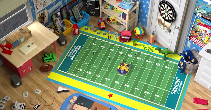 La NFL débarque (pour de vrai) dans Toy Story avec un (vrai) match dans la chambre d’Andy