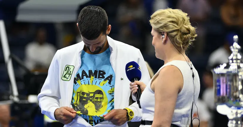Novak Djokovic rend un vibrant hommage à son ami Kobe Bryant après son sacre à l’US Open
