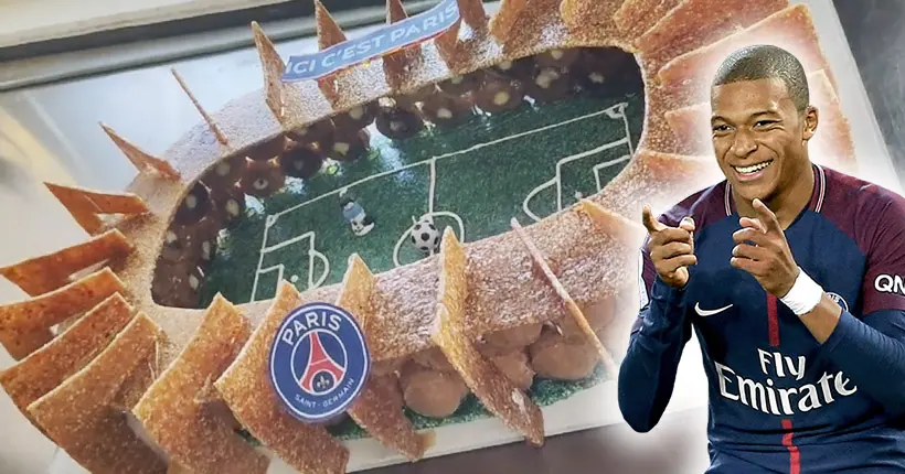 À défaut de battre le PSG, les Marseillais peuvent se consoler en dévorant ce gâteau… du Parc des Princes