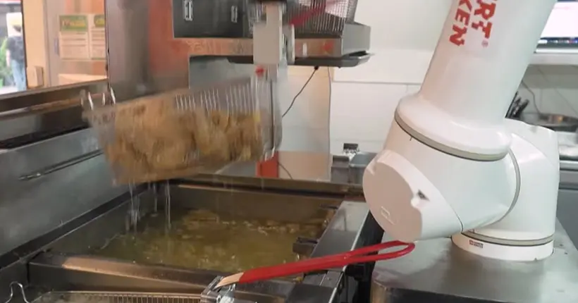Les robots savent donc vraiment tout faire, même… du poulet frit