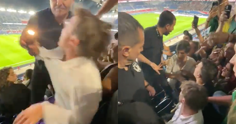 Mais pourquoi une telle violence de la sécu du PSG envers Alice Coffin et sa banderole féministe ?