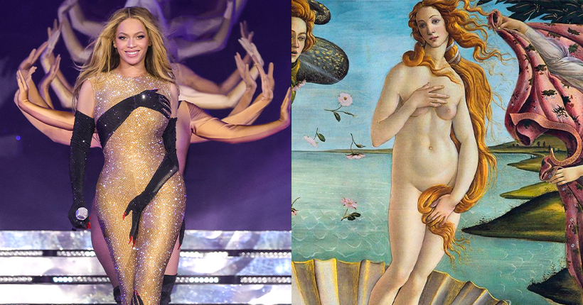 On a compilé toutes les fois où Beyoncé s’est transformée en œuvres d’art sur scène lors de sa tournée Renaissance