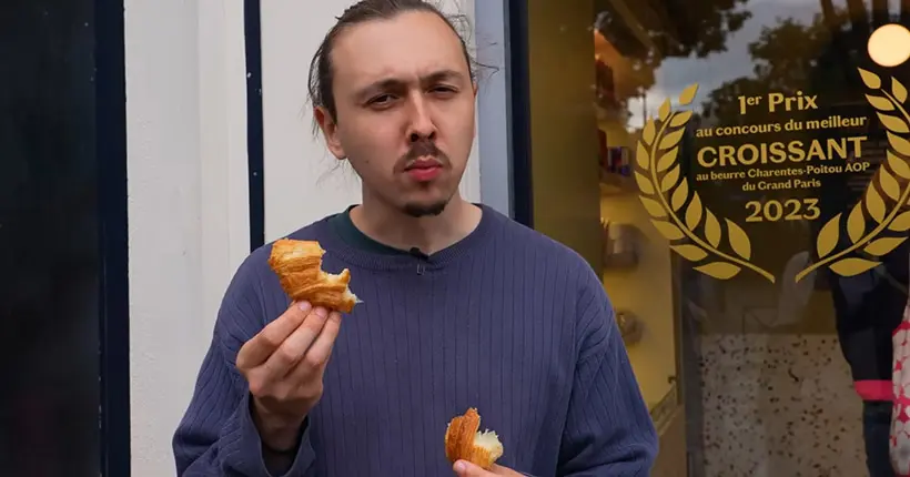 Le youtubeur québécois Gurky est venu en France pour goûter (et classer) les meilleurs croissants de Paris