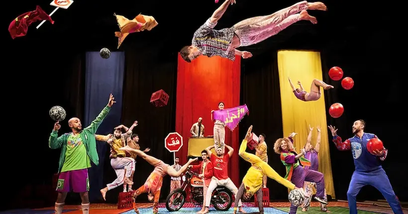 La jeunesse acrobatique de Tanger réveille la Villette avec un spectacle plein d’énergie et tout en souplesse