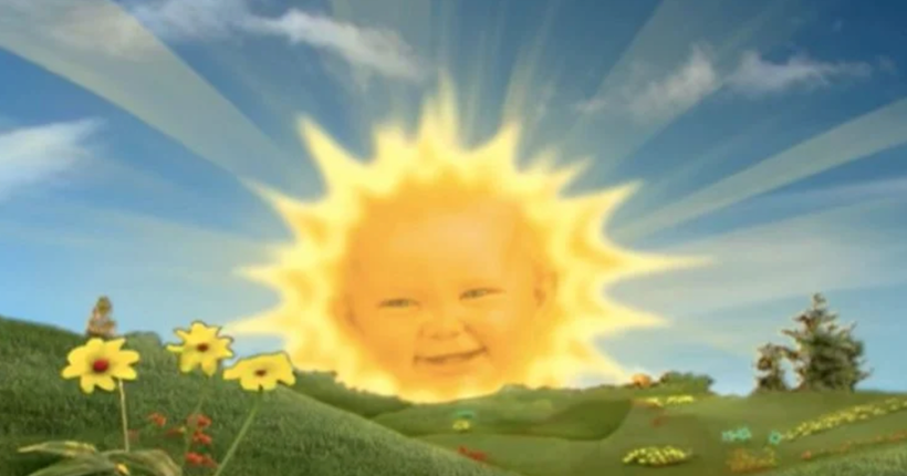 Coup de ieuv : le Bébé Soleil des Télétubbies est enceinte (félicitations à elle)