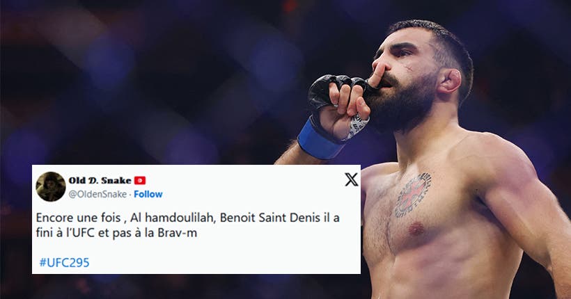 UFC : Benoît Saint Denis met KO son adversaire en 1 minute 30, le grand n’importe quoi des réseaux sociaux