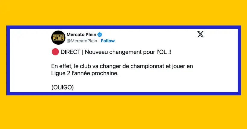 L’OL a-t-il gagné un 2e match de foot ? Eh non ! : le grand n’importe quoi des réseaux sociaux