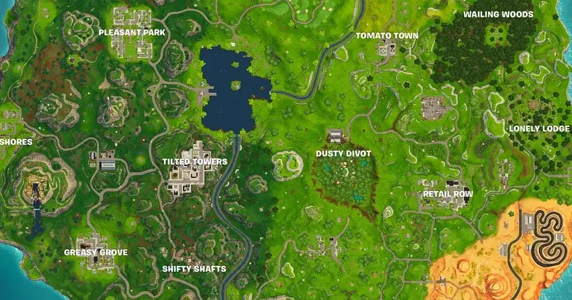 On a classé (objectivement) les drops de la map originale de Fortnite