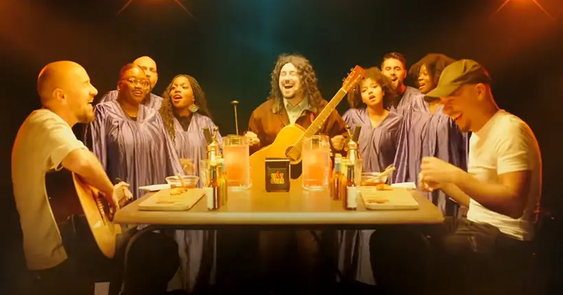 Et soudain, Mister V découvre (par surprise) une version gospel de “Burgers” des Jones