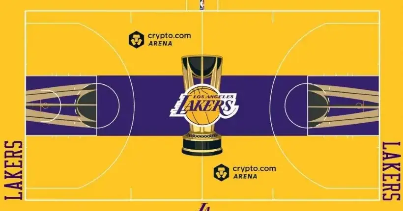 <p>© NBA &#8211; Terrain des Lakers</p>
