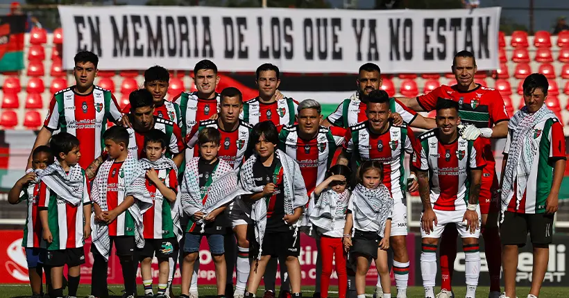 Le club de foot de la diaspora palestinienne au Chili rend hommage aux victimes à Gaza