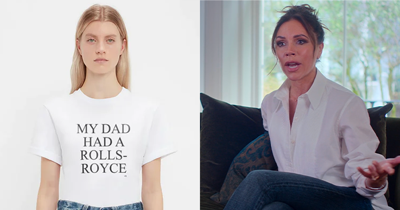 Victoria Beckham sort le T-shirt parfait après le buzz de la Rolls-Royce de son père sur Netflix
