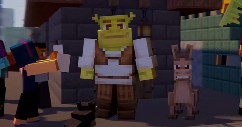 Youpi, Shrek débarque enfin sur Minecraft !