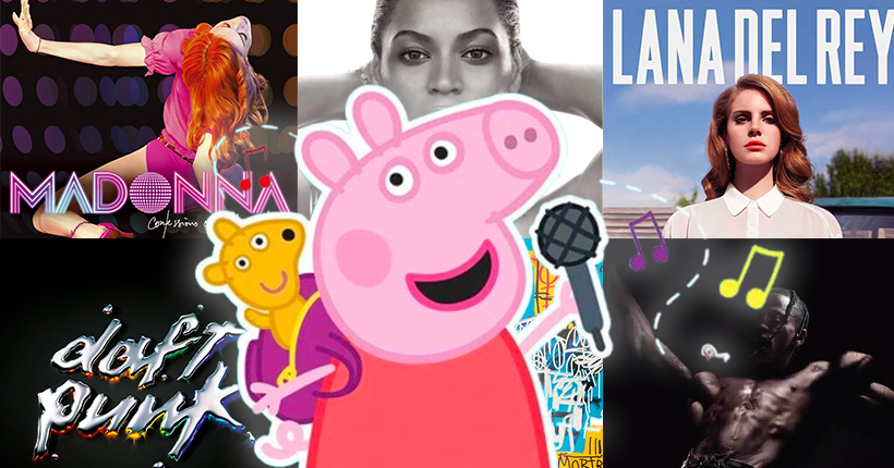Travis Scott, Daft Punk, Beyoncé : 10 albums moins bons… que ce disque de Peppa Pig