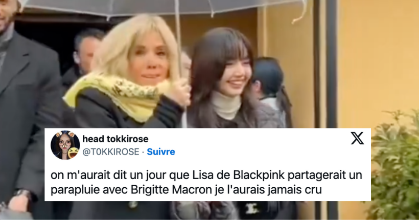 Le feat inédit entre Brigitte Macron et Lisa du groupe BLACKPINK : le grand n’importe quoi des réseaux sociaux