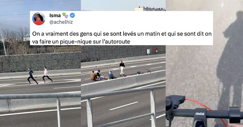 Les Français profitent d’une autoroute bloquée par les agriculteurs pour y pique-niquer : le grand n’importe quoi des réseaux sociaux