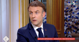 Macron n’a “aucun regret” d’avoir défendu la “présomption d’innocence” de Depardieu