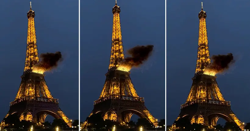 C’est quoi cette vidéo de la tour Eiffel en feu qui tourne sur les réseaux sociaux ?