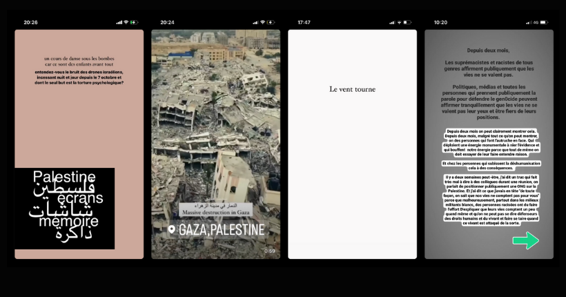 “Palestine écrans mémoire”, le projet qui archive les stories pour “ne jamais oublier”