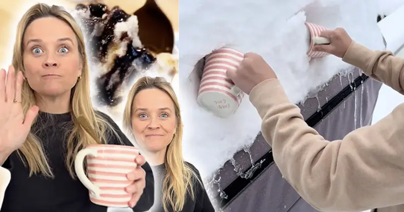 Reese Witherspoon relance le débat : peut-on (vraiment) manger de la neige ?