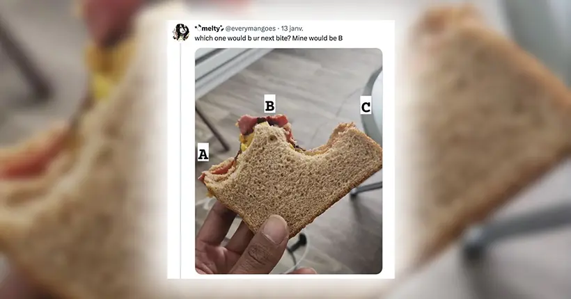 Le nouveau dilemme qui divise l’Internet est… un “croc” dans un sandwich