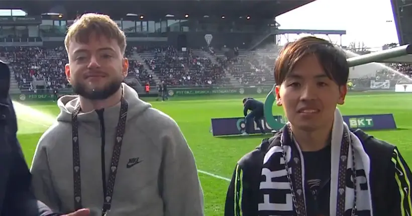 Arkunir a vraiment ramené le fan japonais d’Angers SCO au match contre Saint-Étienne