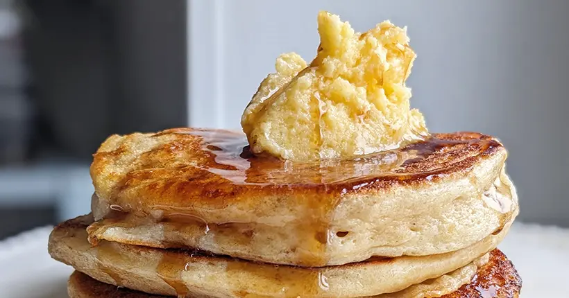 On a (encore) un nouveau topping préféré pour nos pancakes