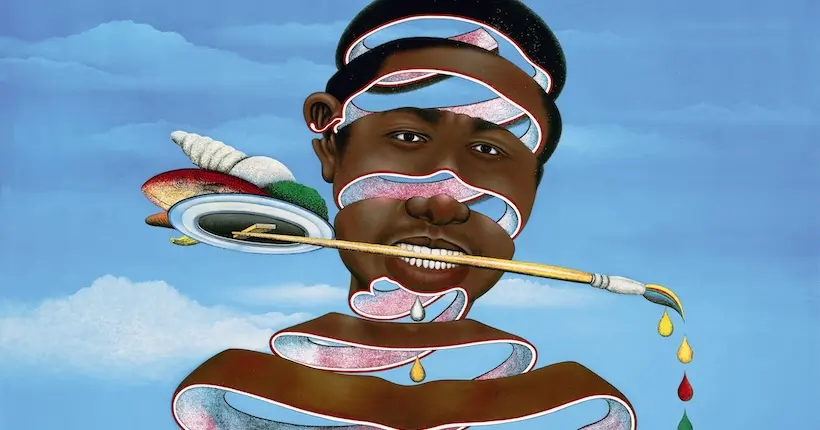 “Je peins des choses qui font mal pour ne pas les oublier” : le peintre Chéri Samba expose ses toiles politiques