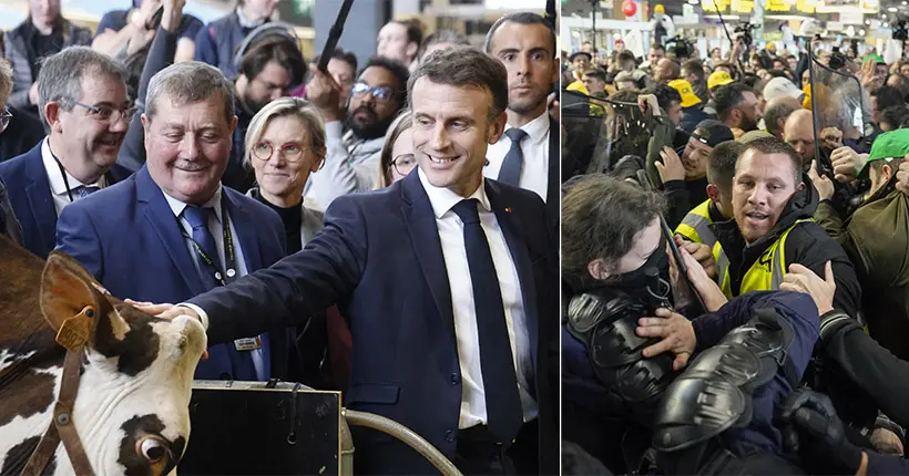 “Macron démission” : le président hué et exfiltré au Salon de l’agriculture