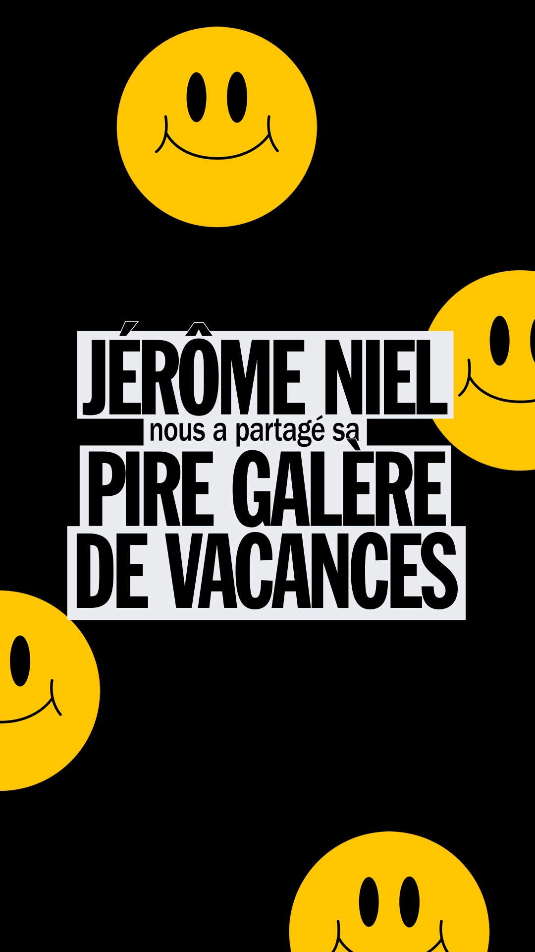 L’importance de bien choisir ses vacances selon Jérôme Niel