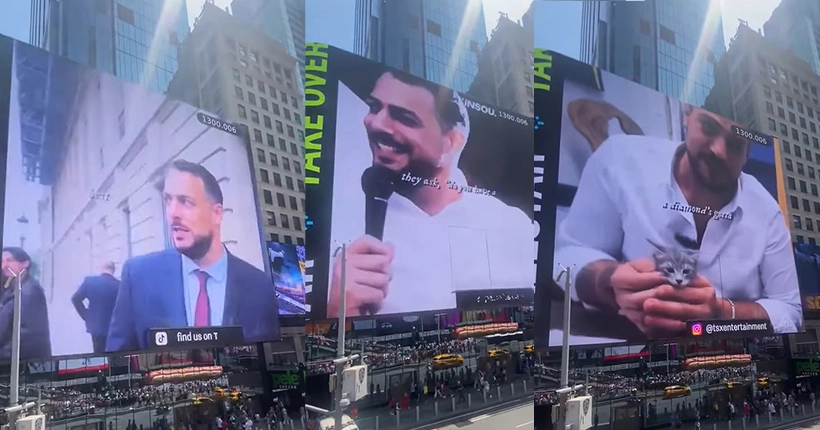Comment le député Sébastien Delogu s’est-il retrouvé sur un affichage géant à Times Square ?
