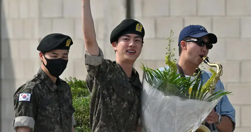 Jin de BTS a terminé son service militaire obligatoire en Corée du Sud