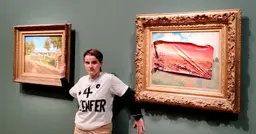 Une militante écologiste s’en prend à un tableau de Claude Monet au musée d’Orsay pour alerter sur le réchauffement climatique
