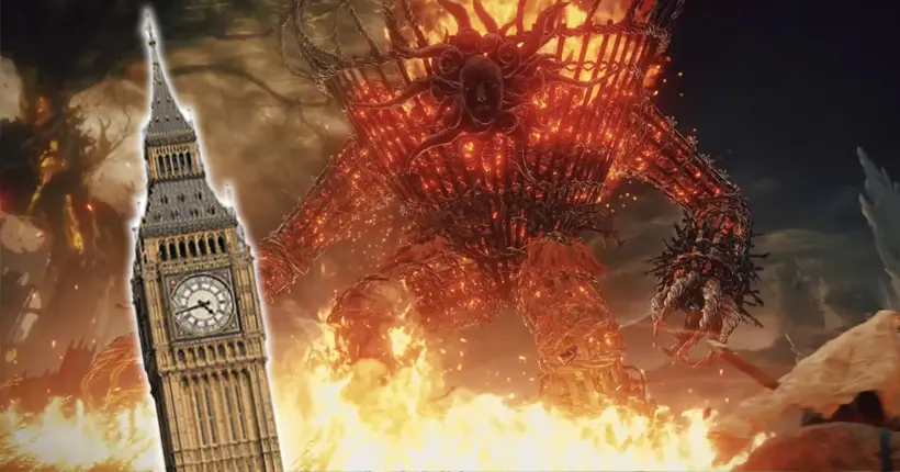 Pour la sortie du DLC d’Elden Ring, Shadow of the Erdtree, Bandai lâche un géant de feu sur Londres