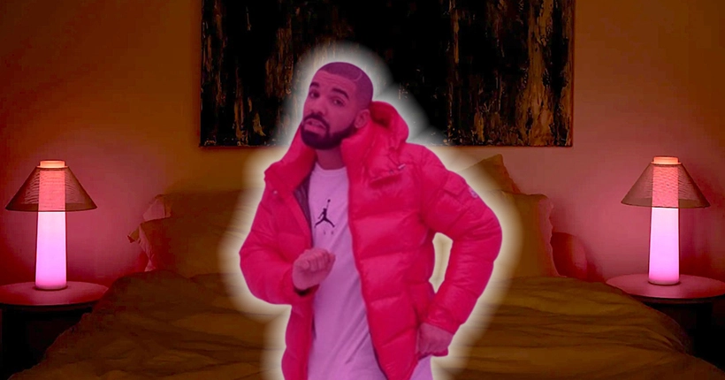 On a trouvé LA lampe qui vous ambiancera autant que la lumière du clip “Hotline Bling” de Drake