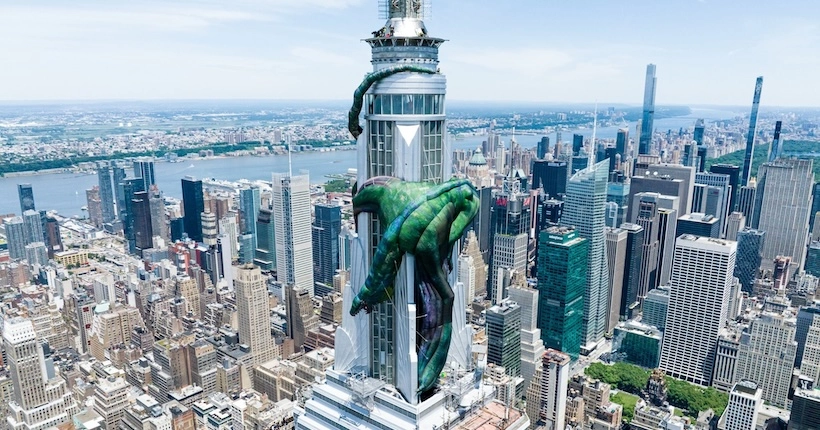 À New York, un dragon gonflable géant effraie les riverains pour le retour de House of the Dragon