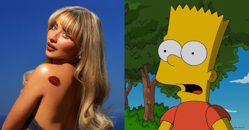 Quoi ? Sabrina Carpenter est la nièce de Bart Simpson ?