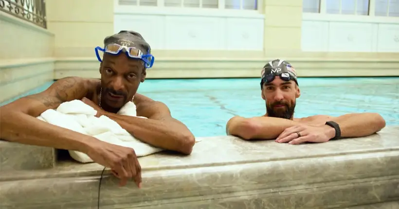 Snoop Dogg reçoit une leçon de natation par Michael Phelps