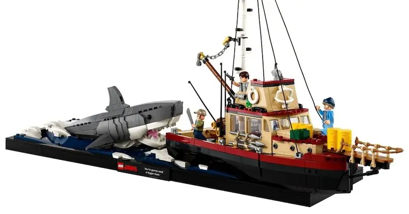 LEGO dévoile un set Les Dents de la mer à croquer pour fêter les 50 ans du film culte de Spielberg