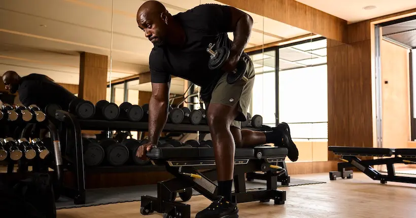 Vous pouvez aller pousser de la fonte avec les nouvelles chaussures de Teddy Riner