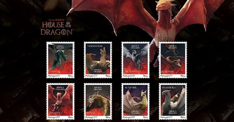 HBO lance des timbres House of the Dragon pour les collectionneurs de Westeros