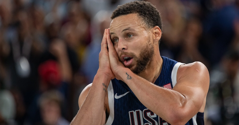 Stephen Curry se paye (encore) notre tête avec son hoodie qui nous rappelle la douloureuse finale des Jeux olympiques