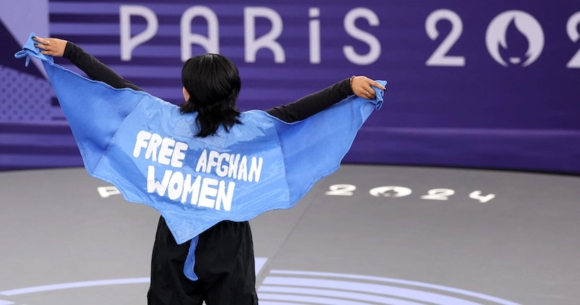 JO 2024 : la Bgirl Talash disqualifiée après son “message politique” demandant “la libération des femmes afghanes”