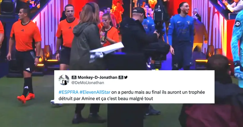 Un trophée pété en deux, un arbitre contesté… le grand n’importe quoi des réseaux sociaux du Eleven All Stars 2 France – Espagne