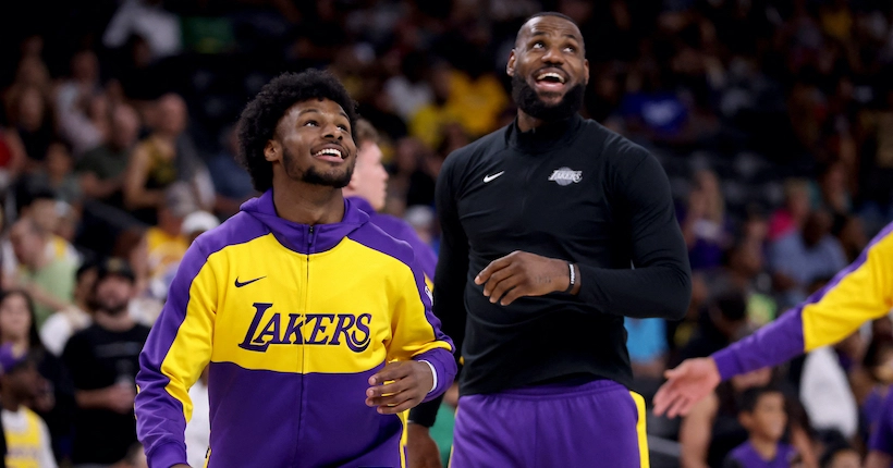 LeBron James et Bronny James réalisent l’exploit : jouer ensemble en NBA