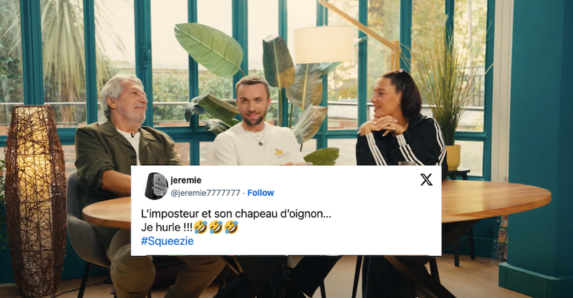 Adèle Exarchopoulos, Alain Chabat (et le chapeau d’oignons) sont dans Qui est l’imposteur ? de Squeezie : le grand n’importe quoi des réseaux sociaux