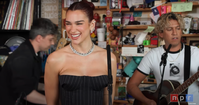 Bébé, réveille-toi : Dua Lipa est sur Tiny Desk pour essayer de battre son propre record