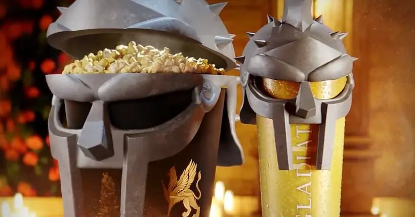 Gladiator 2 va évidemment avoir droit à son seau à pop-corn (et on sait pourquoi il vous fait penser au casque de MF DOOM)