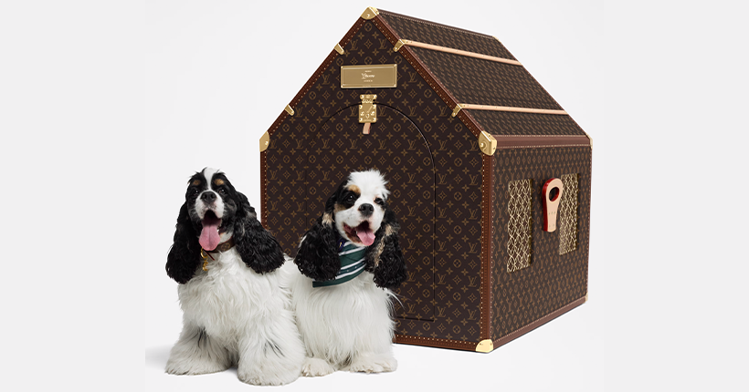 Si vous aimez vraiment votre chien, il mérite bien sa niche Louis Vuitton à 60 000 balles