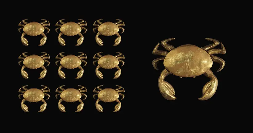 Cette année, le plus joli des cadeaux en chocolat à offrir est un “crabe d’or”